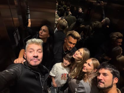El clan Tinelli, a pleno