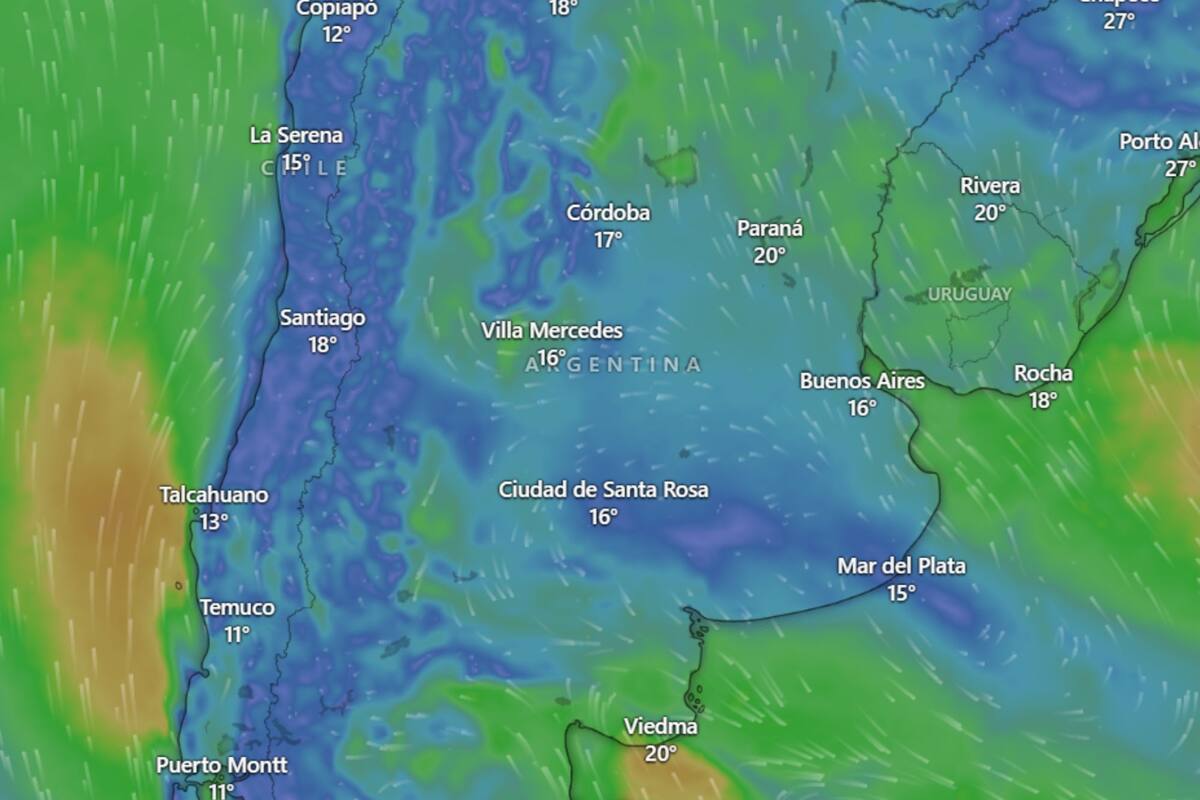 El clima de esta semana que arranca con este lunes feriado