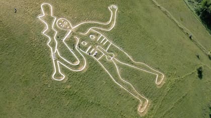 El clima húmedo está "apagando" el contorno del Gigante de Cerne Abbas