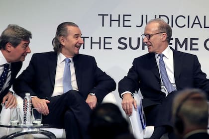 Rosatti, Maqueda y Rosenkrantz, en la cumbre judicial internacional J-20