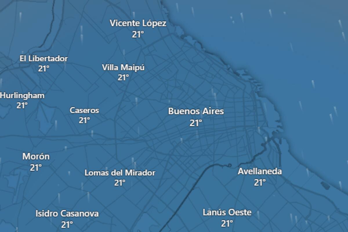 El clima para este domingo 5 de octubre: lluvias y el regreso de temperaturas frescas