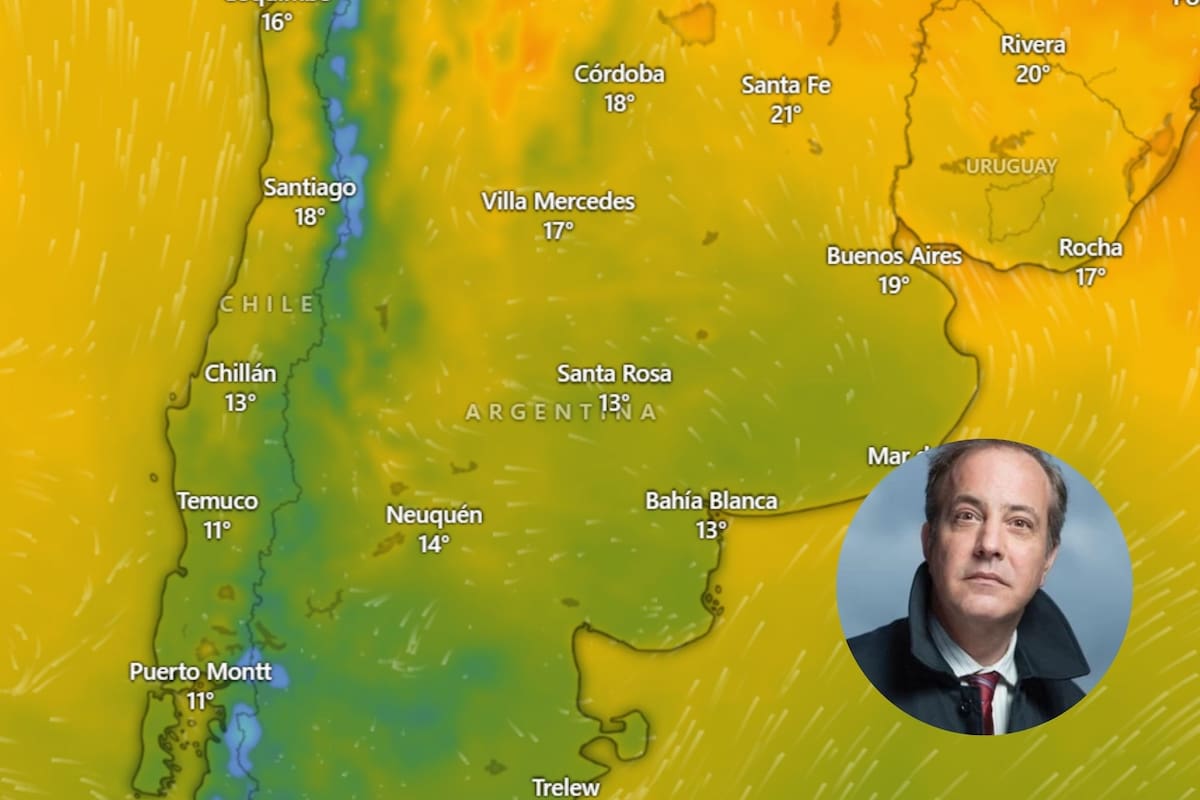 El clima para este fin de semana, según Diego Angeli