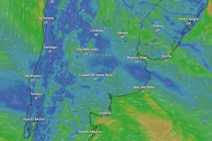 El clima para la primera semana de primavera: unos días de viento sur y otros de temperaturas más cálidas