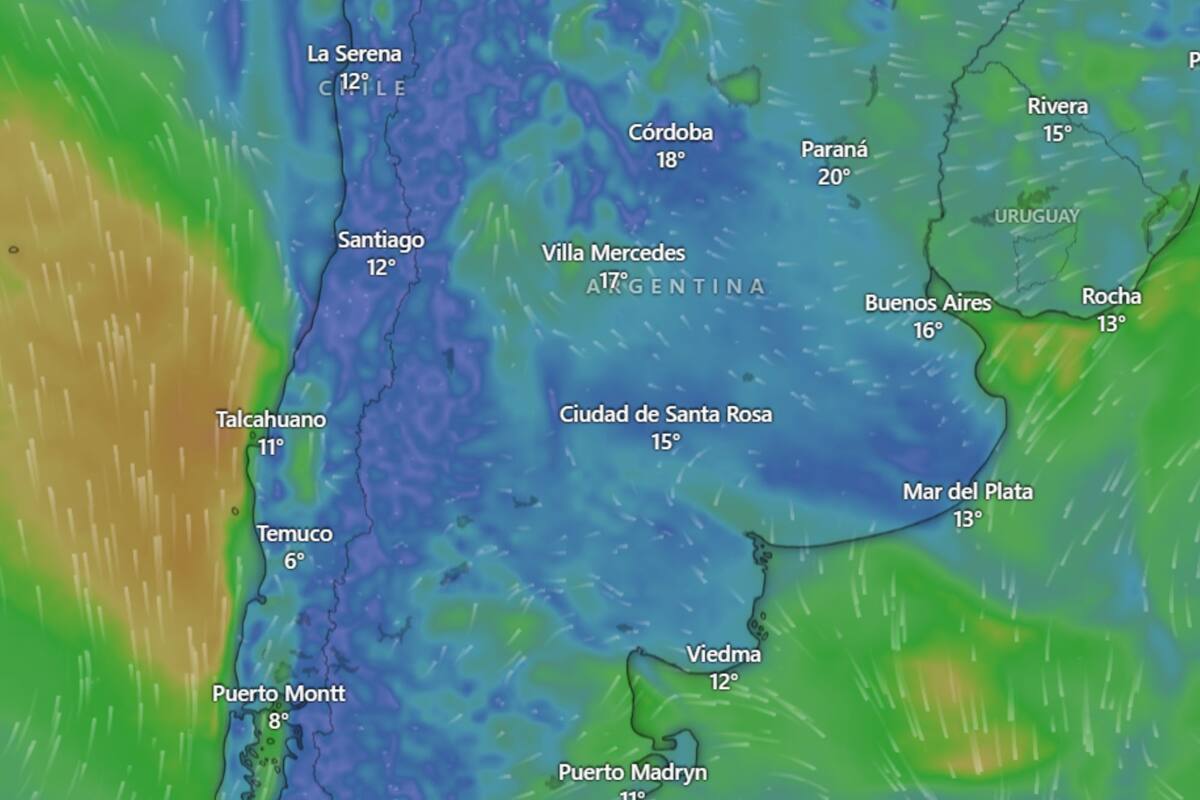 El clima para la semana del 7 al 10 de octubre