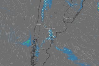 En qué zonas del país hay alerta por fuertes vientos y granizo