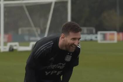 El clip de Lionel Messi al ritmo de Trueno