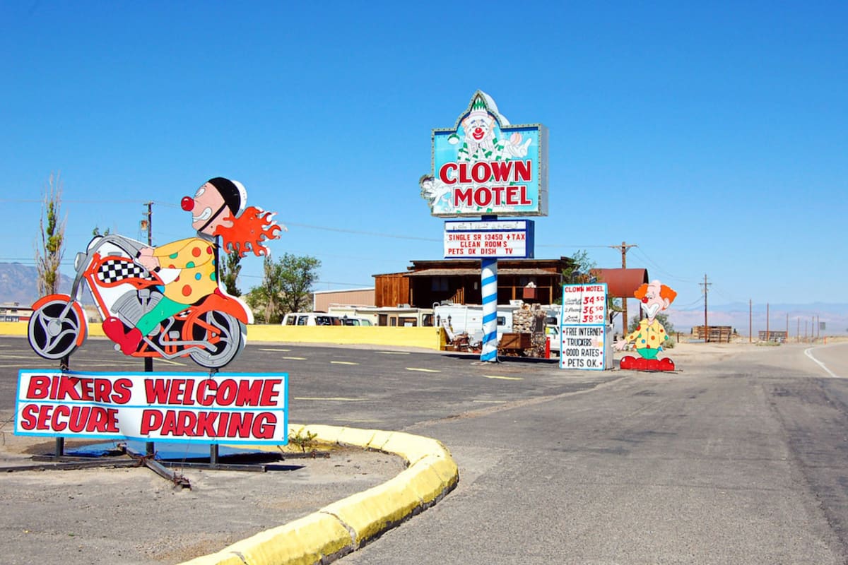 El Clown Motel es considerado “el hotel más terrorífico de Estados Unidos”