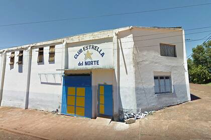 El club Estrella del Norte en Eldorado, Misiones, donde murió el adolescente de 14 años