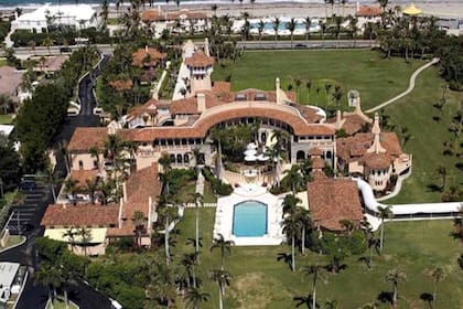 El club Mar-a-Lago del expresidente Donald Trump, en Palm Beach