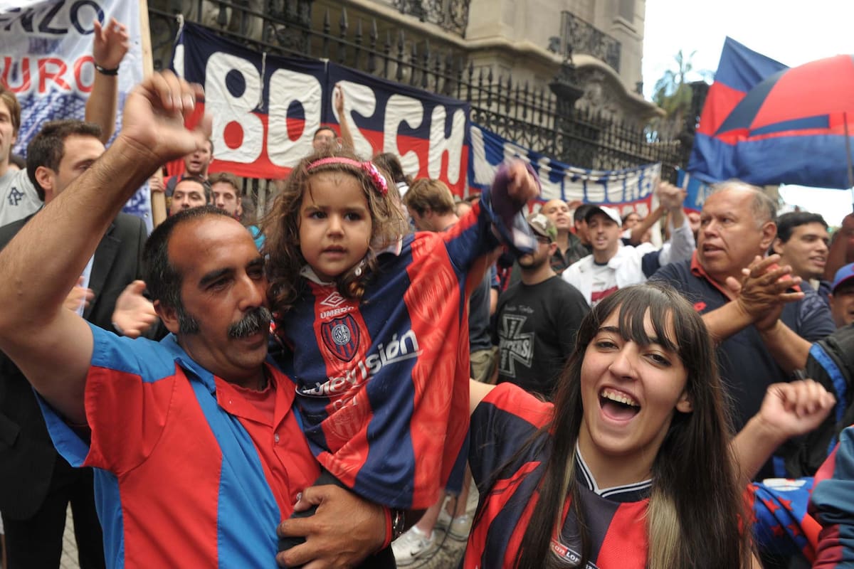 El club San Lorenzo celebra su día del hincha