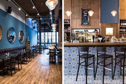 Si la idea es descansar después de una recorrida, El Más Áca también tiene un bar y restaurante con deco contemporánea y ambiente sereno.