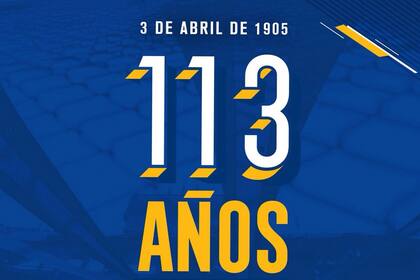 El club xeneize festeja un nuevo aniversario