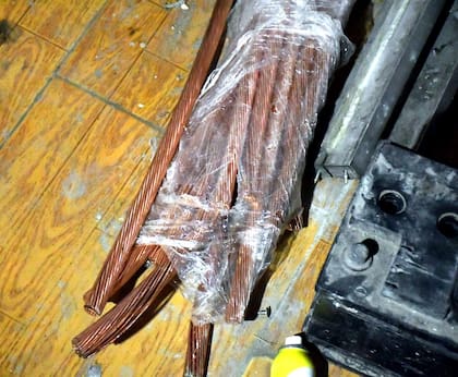 El cobre de cables es objetivo de repetidos robos
