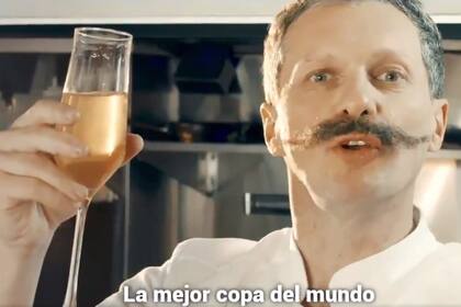 El cocinero francés que anima el video de la Argentina campeona mundial en Qatar 2022