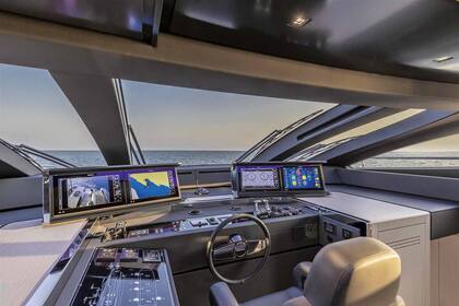 El cockpit interior, con instrumental de última generación.