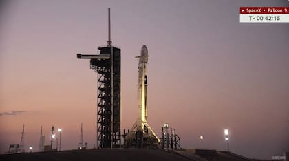 El cohete de SpaceX donde se envió el satélite con los módulos de Federico Brito hacia la órbita terrestre