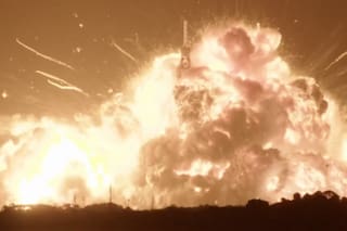 El video del momento exacto en que explotó un cohete de Blue Origin durante un ensayo en Cabo Cañaveral