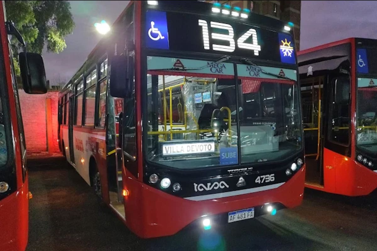 El colectivo involucrado pertenecía a la línea 134