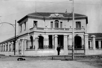 El Colegio Nacional correntino en 1930, luego de que se hicieran trabajo de ampliación y mejoras edilicias.