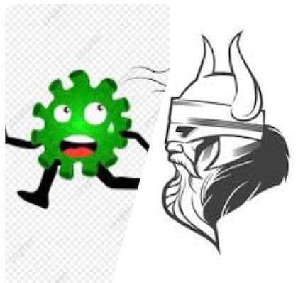 El collage que Martin compartió para desafiar al coronavirus