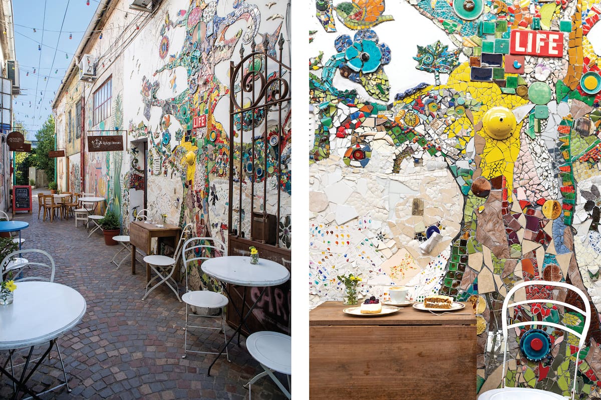 El colorido mural colectivo fue impulsado por el artista Marcelo Gaggino.