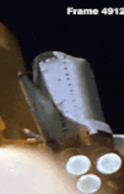 El Columbia es lanzado hacia el espacio con siete tripulantes a bordo.
