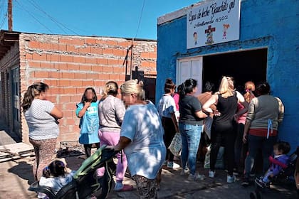 El comedor comunitario de Los Monos, en el barrio Vía Honda