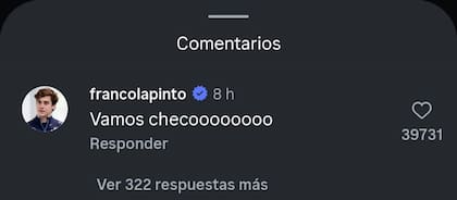 El comentario buena onda de Franco Colapinto a Checo Pérez