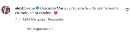 El comentario de Álex Baena, jugador del Atlético de Madrid