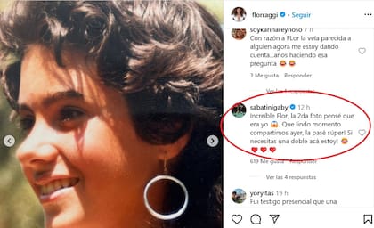El comentario de Gabriela Sabatini, quien visitó a Florencia Raggi al teatro y posaron juntos para las cámaras