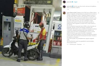 El comentario de Mauro Ibarra Molas al posteo de Milei