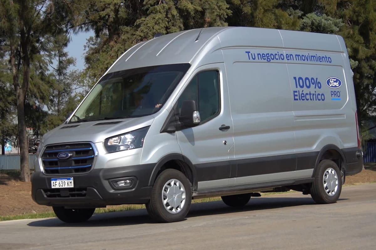 El comercial 100% eléctrico Ford E-Transit llegará en los próximos meses a nuestro país