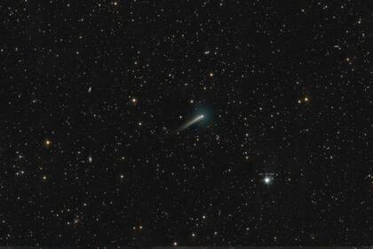 El cometa se podrá ver con binoculares (Foto Dan Bartlett)