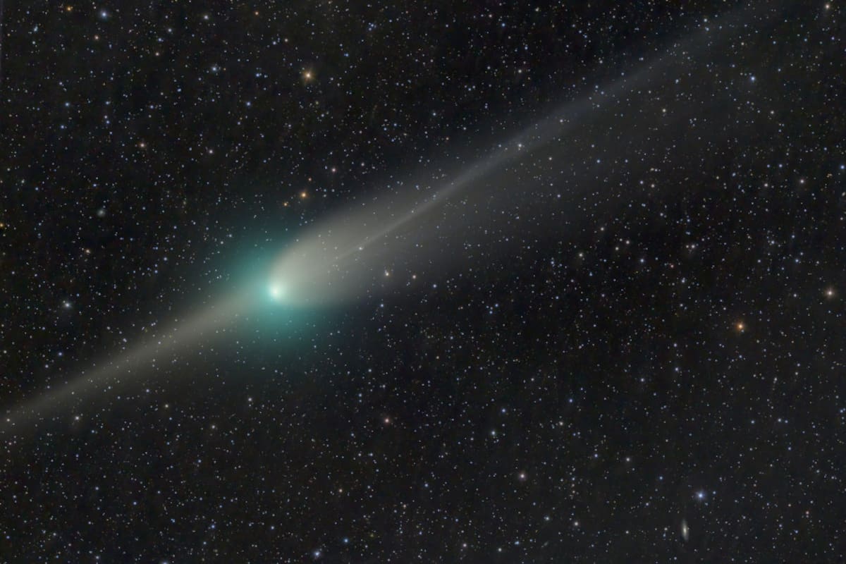 El cometa verde fue descubierto el 12 de enero de 2022