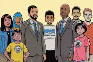 Mamdani lanza un cómic para las comunidades migrantes en Nueva York