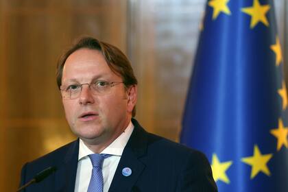 El comisionado de la UE Oliver Varhelyi