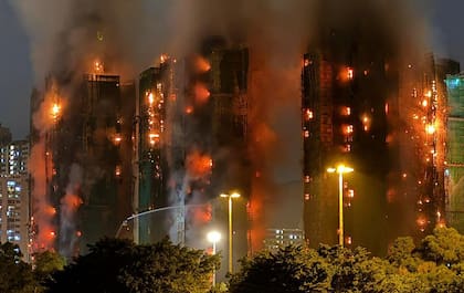 El complejo de edificios se encontraba en refacción