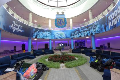 El complejo de la Universidad de Doha, adaptado para recibir a la selección argentina durante el Mundial de Qatar