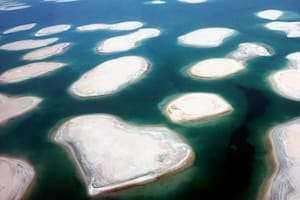 El complejo "El Mundo" es uno de los proyectos de propiedad raíz más ambiciosos que ha desarrollado los Emiratos Árabes Unidos.