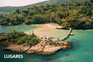 El complejo es súper reservado y en medio de la naturaleza.