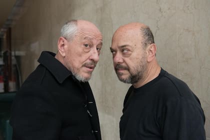 Aráoz y Luis Ziembrowski, los protagonistas de Esperando a Godot