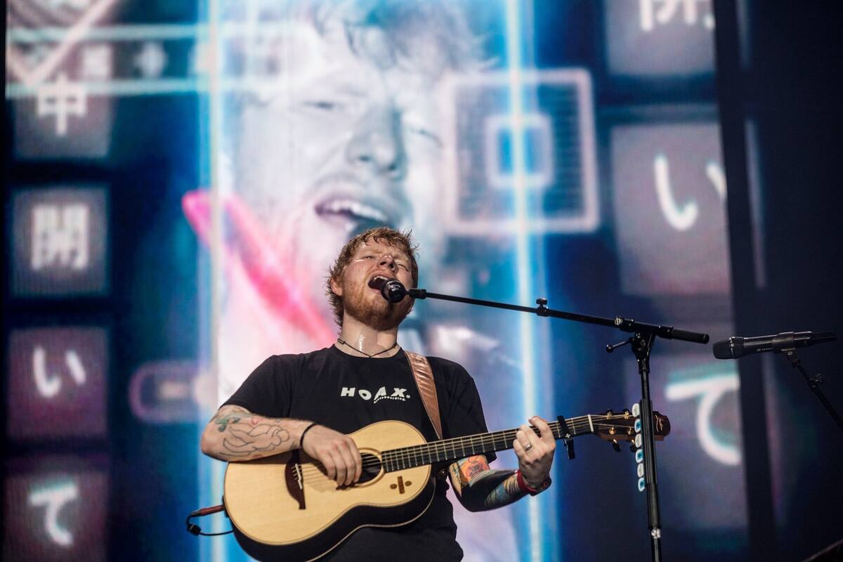 El compositor británico ofreció ayer un concierto en el Campo Argentino de Polo