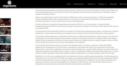 El comunicado de Argentores