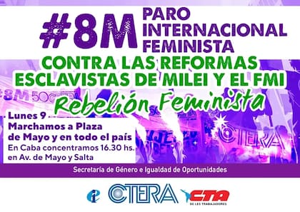 El comunicado de la Ctera