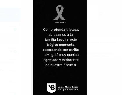 El comunicado de la Escuela Martín Buber