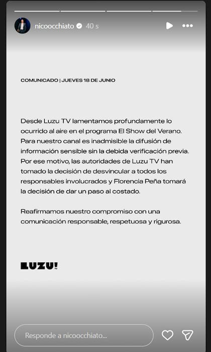 El comunicado de Occhiato y Luzu TV sobre el destino de El Show del Verano