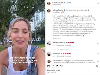 El comunicado de Soledad Fandiño