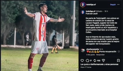El comunicado de Todo Liga en su cuenta de Instagram