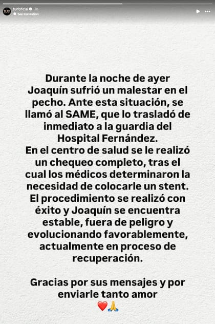 El comunicado de Turf con el que se llevó tranquilidad a los fans (Instagram: @turfoficial)