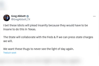 El comunicado del líder estatal tras la detención de al menos 10 personas en Texas
